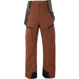 2117 LANA Pánské lyžařské kalhoty, hnědá, veľkosť L