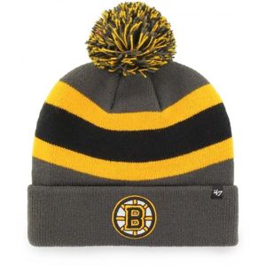 47 NHL Boston Bruins Breakaway CUFF KNIT šedá UNI - Zimní čepice