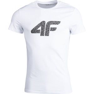 4F PÁNSKÉ TRIKO bílá L - Pánské tričko