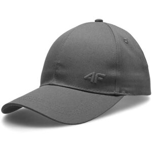 4F MEN´S CAP Pánská kšiltovka, tmavě šedá, velikost M