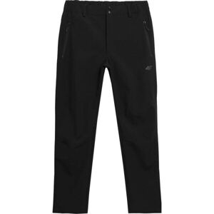 4F MEN´S PANT SOFTSHELL Pánské softshellové kalhoty, černá, veľkosť L