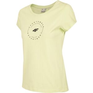 4F WOMEN'S T-SHIRT Dámské tričko, žlutá, veľkosť L