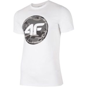 4F MEN´S T-SHIRTS bílá M - Pánské tričko
