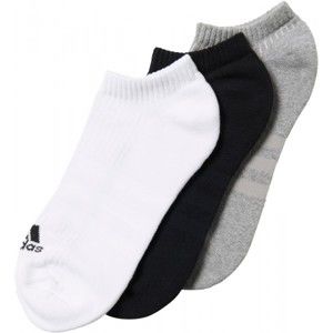 adidas 3S PER NO-SHOW HALF CUSHIONED 3PP bílá 35-38 - Ponožky