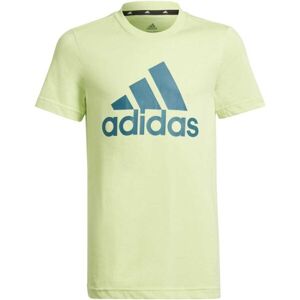 adidas BL T Chlapecké tričko, světle zelená, velikost 164