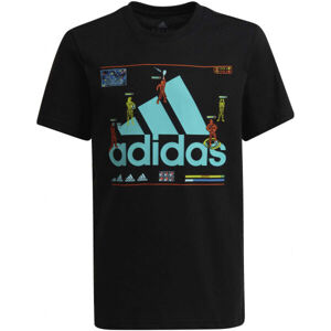 adidas GMNG G T Chlapecké tričko, Černá,Mix, velikost 164