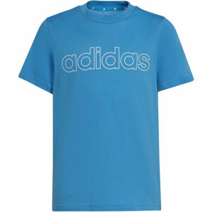 adidas LINEAR TEE Chlapecké tričko, modrá, veľkosť 164