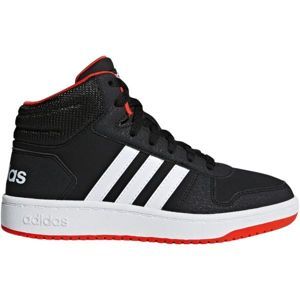 adidas HOOPS MID 2.0 K černá 35 - Dětská volnočasová obuv