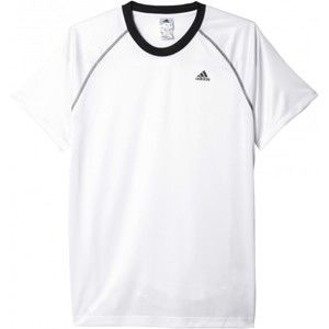 adidas BASE PLAIN TEE bílá S - Pánské sportovní tričko