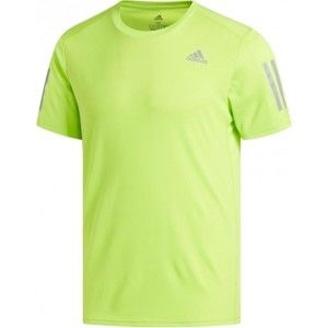 adidas RESPONSE TEE M žlutá S - Pánské běžecké triko