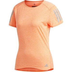 adidas RESPONSE TEE W oranžová L - Dámské běžecké triko