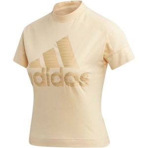 adidas W ID GLAM TEE oranžová M - Dámské tričko