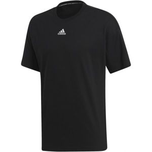 adidas M MH 3S TEE černá XL - Pánské tričko