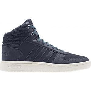 adidas HOOPS 2.0 MID Dámská volnočasová obuv, tmavě modrá, velikost 41 1/3