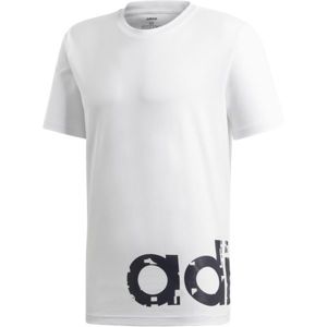 adidas M GRFX LNR TEE 2 bílá 2XL - Pánské tričko