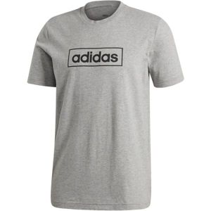 adidas M CORE BOX GRAPHIC TEE 3 šedá L - Pánské tričko