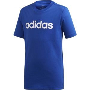 adidas ESSENTIALS LINEAR T-SHIRT modrá 164 - Chlapecké triko