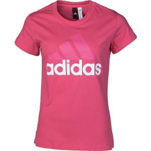 adidas ESSENTIALS LINEAR SLIM TEE růžová XL - Dámské triko