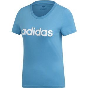 adidas ESSENTIALS LINEAR SLIM TEE modrá XS - Dámské tričko