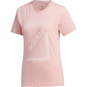 adidas CLIMA CB TEE růžová M - Dámské tričko