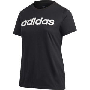 adidas E LIN S T INC TEE Dámské tričko, černá, veľkosť 1x