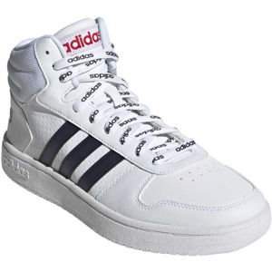 adidas HOOPS 2.0 MID bílá 9 - Pánská volnočasová obuv