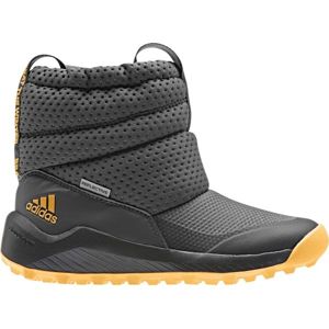 adidas RAPIDASNOW C Dětská zimní obuv, tmavě šedá, velikost 28