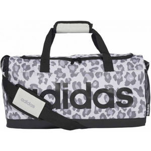 adidas LINEAR LEOPARD DUFFEL S Sportovní taška, šedá, velikost UNI