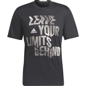 adidas HIIT Pánské sportovní tričko, černá, veľkosť L