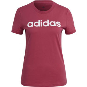adidas LIN T Chlapecké tričko, červená, velikost 128