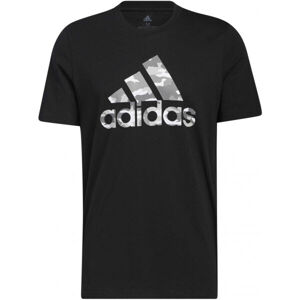 adidas CAMO BOS G TEE Pánské tričko, černá, veľkosť XL
