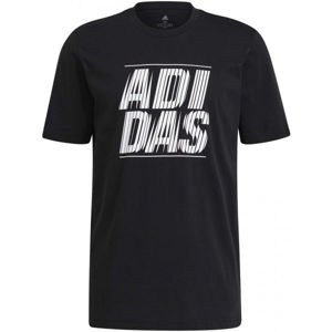 adidas EXTMO ADI T Pánské tričko, khaki, velikost M