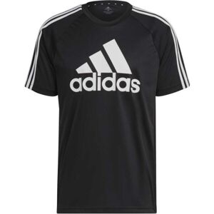 adidas SERENO TEE Pánské fotbalové tričko, černá, veľkosť S