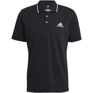 adidas SMALL LOGO Pánské polo tričko, černá, veľkosť XXXL