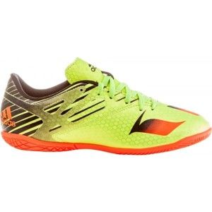 adidas MESSI 15.4 IN J světle zelená 28 - Dětská sálová obuv