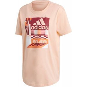 adidas MH GRAPHIC T růžová M - Dámské tričko