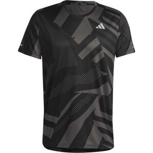 adidas OWN THE RUN TEE Pánské běžecké tričko, černá, veľkosť M