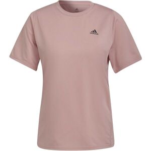 adidas RI 3B TEE Dámské běžecké tričko, Růžová,Černá, velikost XS
