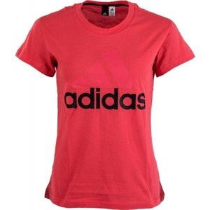 adidas ESS LI SLI TEE růžová S - Dámské tričko