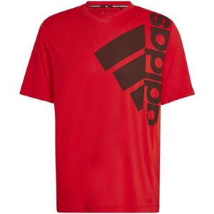 adidas T365 BOS TEE Pánské sportovní tričko, červená, velikost S