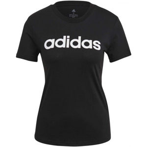 adidas LIN T Dámské tričko, Světle zelená,Černá, velikost S