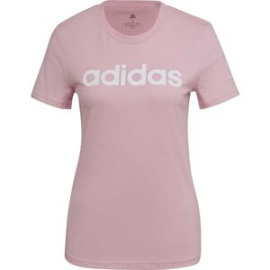 adidas LINEAR TEE Dámské tričko, růžová, veľkosť L