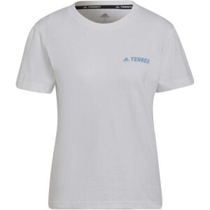adidas TX MOUN FU TE Dámské outdoorové tričko, bílá, velikost M