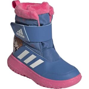 adidas WINTERPLAY FROZEN C Dětské zimní boty, modrá, velikost 28