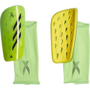 adidas X SPEEDPORTAL LEAGUE Fotbalové chrániče, zelená, veľkosť S
