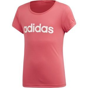 adidas YG C TEE červená 164 - Dívčí tričko