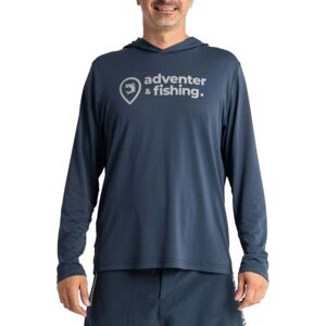 ADVENTER & FISHING Pánské funkční hooded UV tričko Pánské funkční hooded UV tričko, tmavě modrá, velikost S