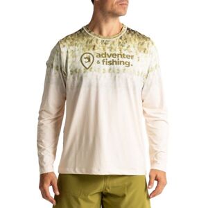 ADVENTER & FISHING UV T-SHIRT Pánské funkční UV tričko, žlutá, velikost S