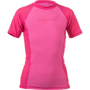 Alapai UV WATER T-SHIRT Dívčí tričko do vody s UV ochranou, růžová, veľkosť 14-16