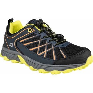 ALPINE PRO CAMPO Dětská outdoorová obuv, Černá,Žlutá, velikost 32